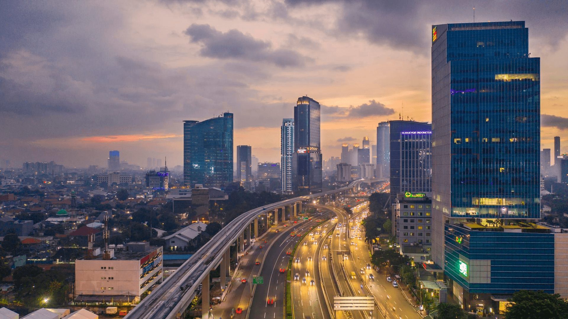 Noida skyline