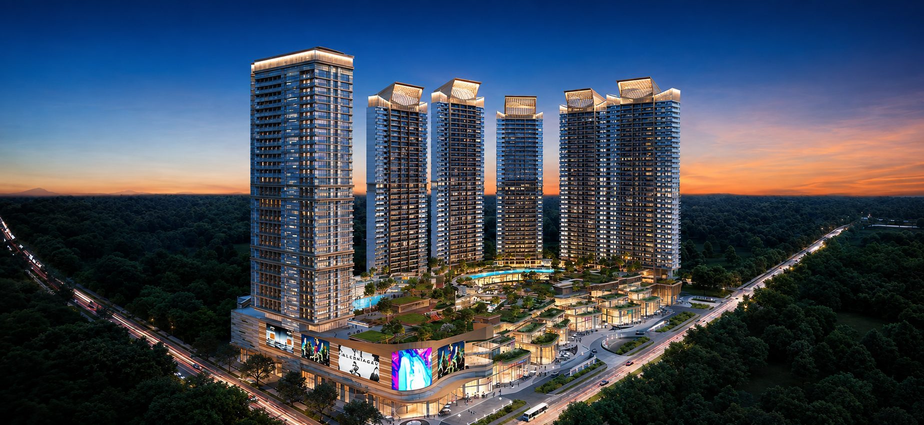 M3M The Cullinan — exterior view