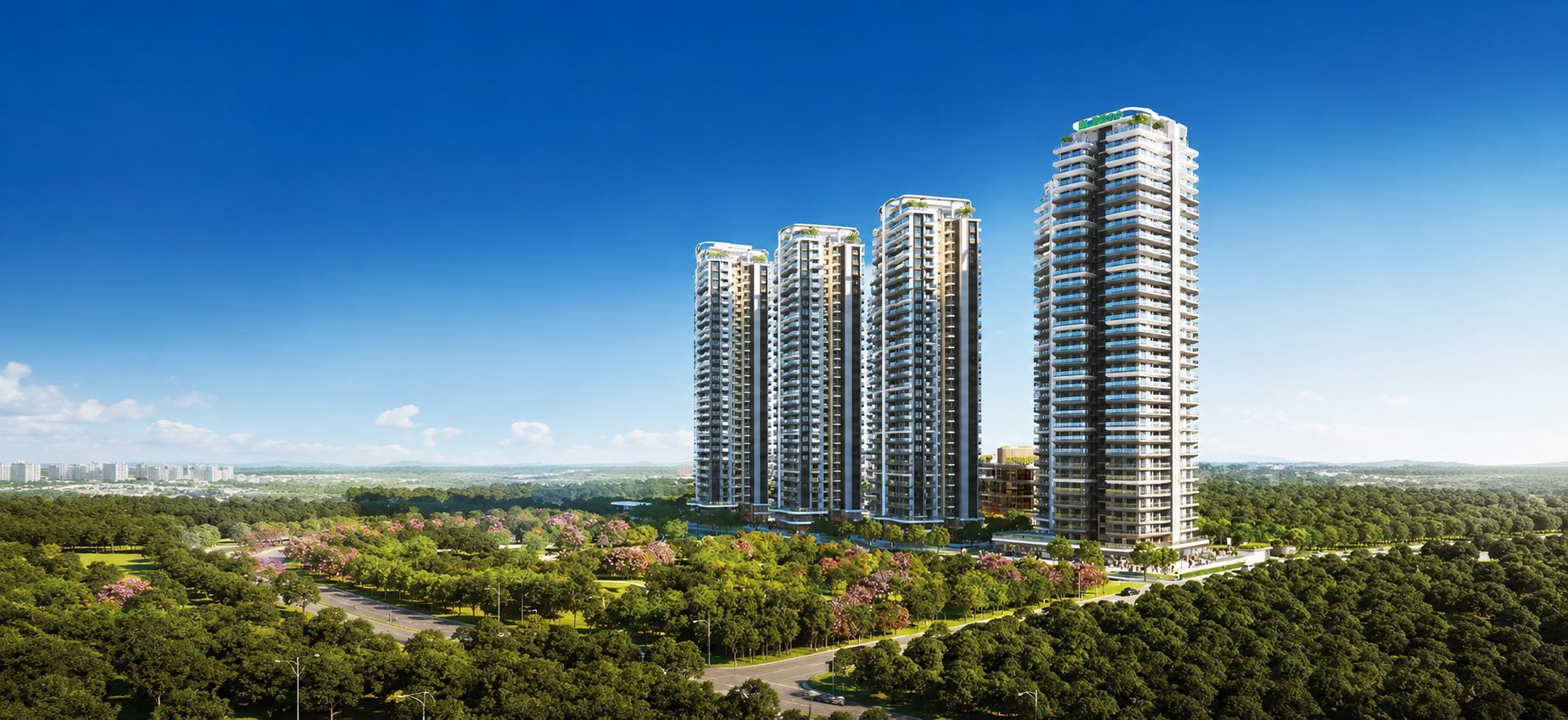 Eldeco 7 Peaks Residences — exterior view
