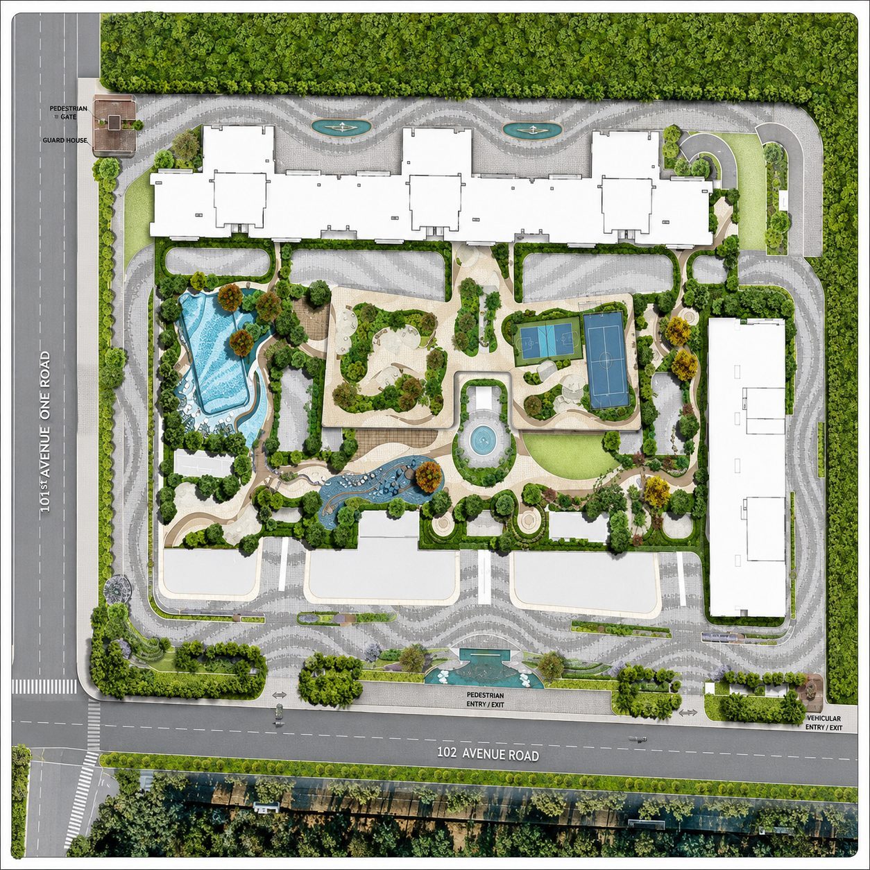 Smartworld Residences by ELIE SAAB site plan