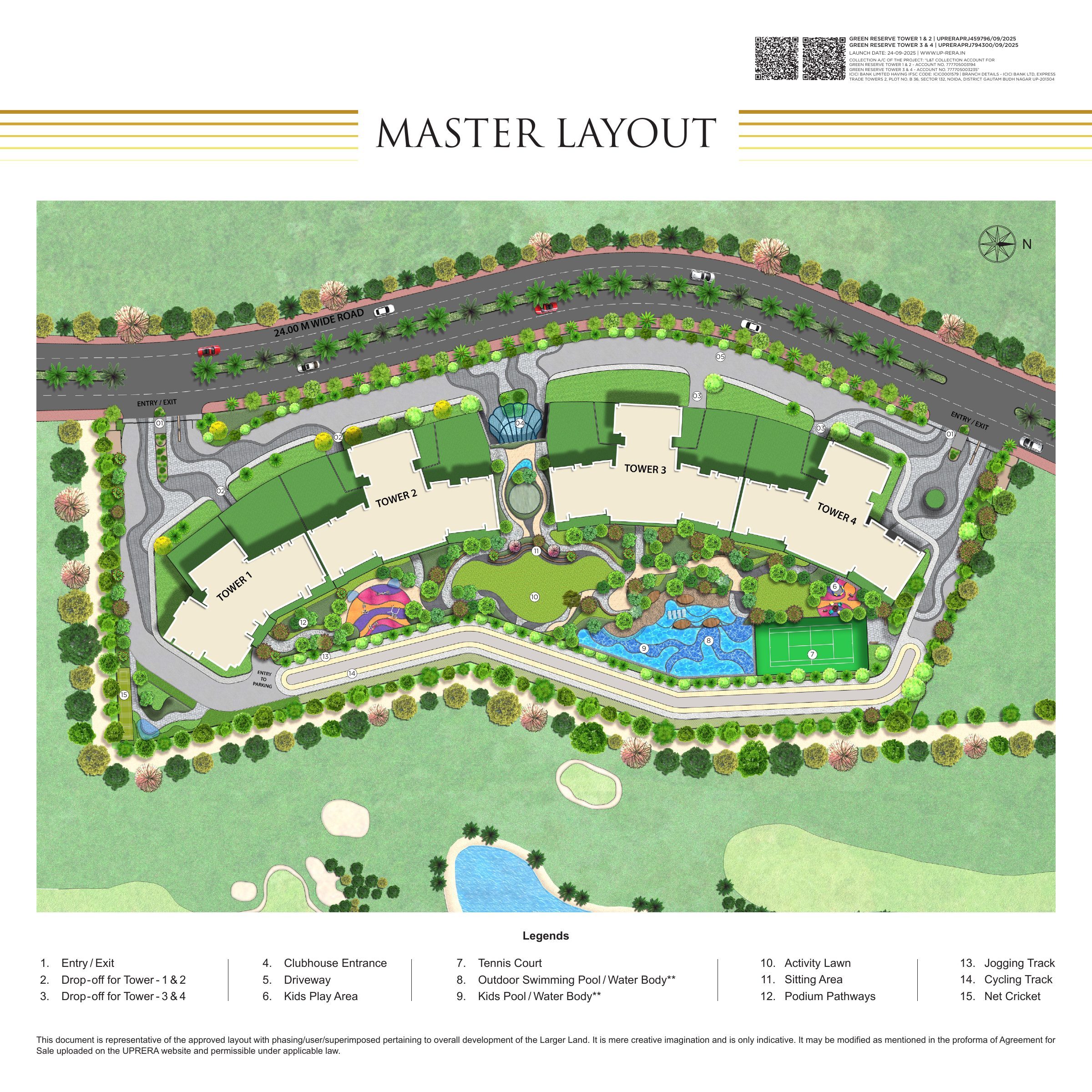L&T Green Reserve site plan