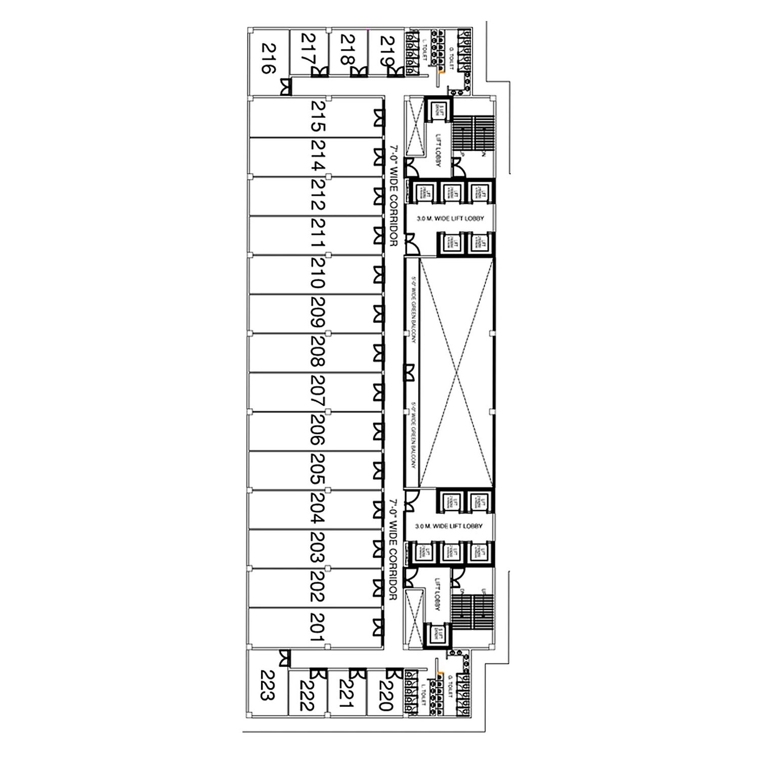 Office Space  floor plan