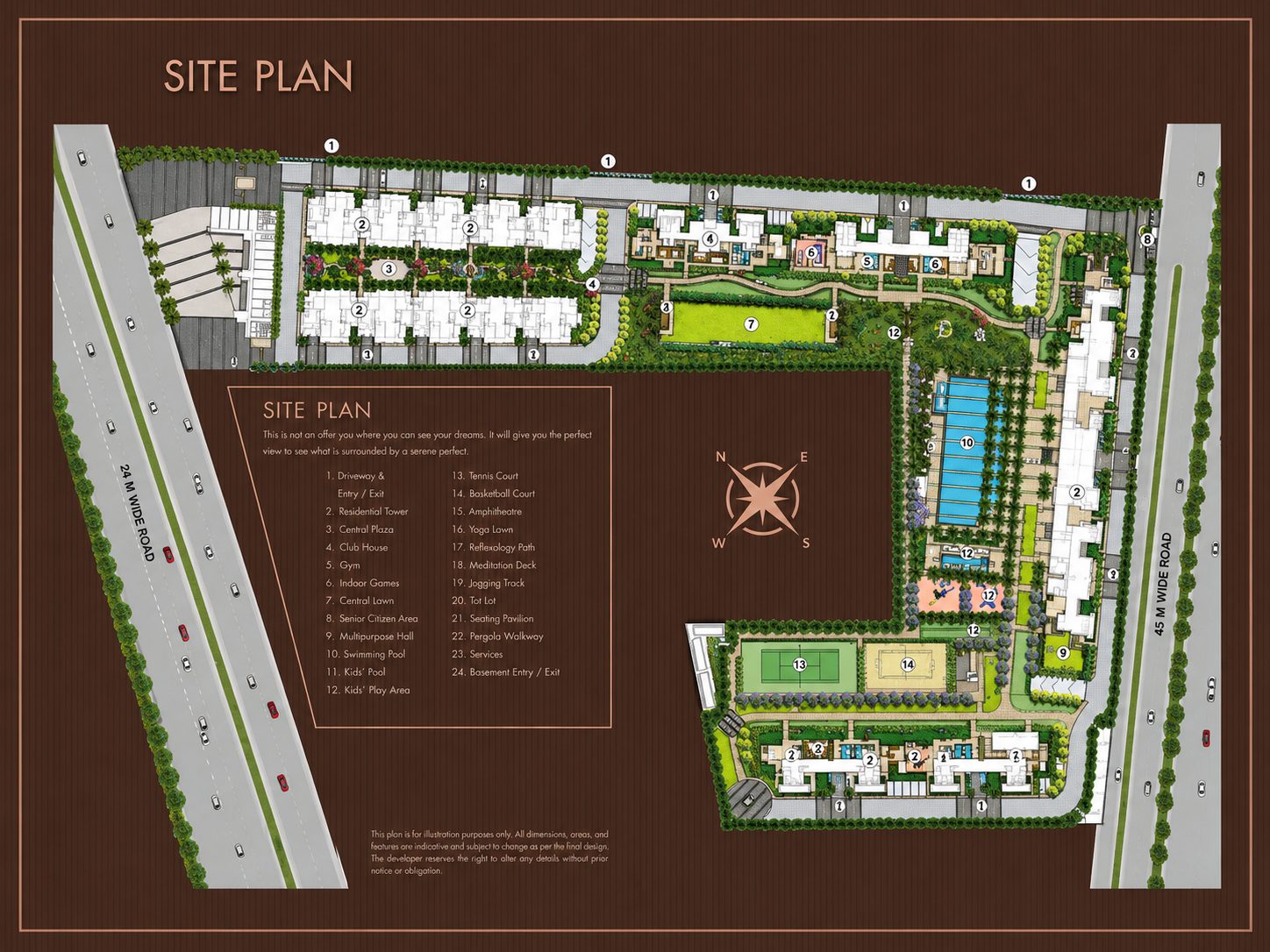 ACE Mahagun Medalleo site plan